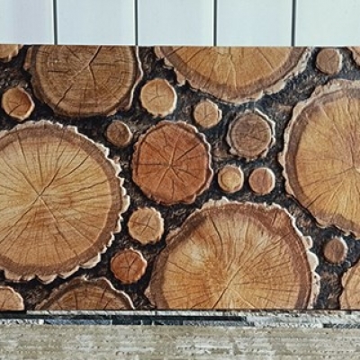 Gạch trang trí 3D Ấn Độ 30x60 gỗ xẻ